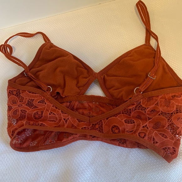 Gilly Hicks Lace Longline Lace Low Back Bra Backless Bralette Women’s Small - Picture 2 of 7